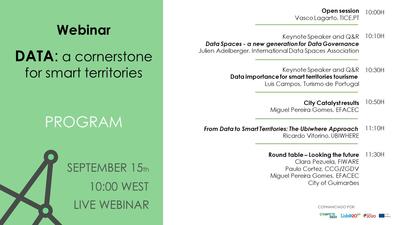 Webinar "DATA: a cornerstone for smart territories"